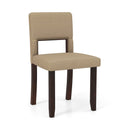 Set of 2 Wooden Dining Chair with Acacia Wood Frame Padded Seat and Back