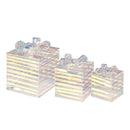 Set of 3 Christmas Lighted Gift Boxes with Bows and Plug by LJGDeals
