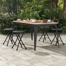 Set of 4 18 Inch Collapsible Round Stools with Handle by LJGDeals