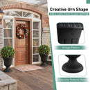 18-Inch Tall Urn Planters with Pedestal Base, Set of 4 by LJGDeals