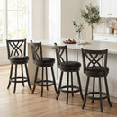 Counter Height Bar Stools Set of 4 with Swivel Seat by LJGDeals