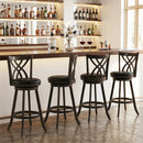 Counter Height Bar Stools Set of 4 with Swivel Seat by LJGDeals