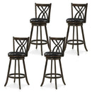 Counter Height Bar Stools Set of 4 with Swivel Seat by LJGDeals