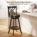 Counter Height Bar Stools Set of 4 with Swivel Seat by LJGDeals