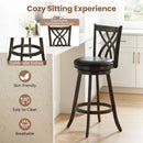 Counter Height Bar Stools Set of 4 with Swivel Seat by LJGDeals