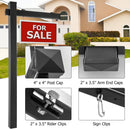 Set of 4 6 Feet Vinyl UPVC Real Estate Realtor Yard Sign Post by LJGDeals