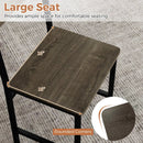 Set of 4 Dining Chairs with Metal Legs and Slanted Back by LJGDeals