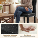 Set of 4 Dining Chairs with Solid Rubber and Wood Legs by LJGDeals