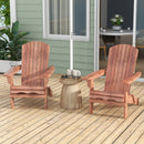 Folding Adirondack Chair Set of 2 with High Backrest and Wide Armrests by LJGDeals