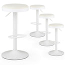 Adjustable Swivel Bar Stools Set of 4 with Padded Seats