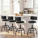 Swivel Bar Stool with Backrest - Height Adjustable by LJGDeals
