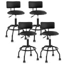 Swivel Bar Stool with Backrest - Height Adjustable by LJGDeals