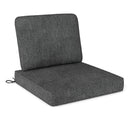 Set of 4 Outdoor Patio Cushion Set with Removable Covers by DirectDeals