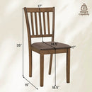Upholstered Dining Chairs Set of 4 with Rubber Wood Frame by LJGDeals