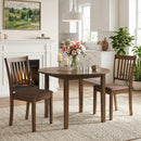 Upholstered Dining Chairs Set of 4 with Rubber Wood Frame by LJGDeals