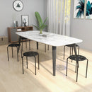 Set of 6 Portable Plastic Stack Stools by LJGDeals
