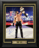 Seth Rollins Money-in-the-Bank Championship Cash-in Autographed Framed WWE Wrestling Photo by Dynasty Sports & Framing