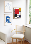 16x20 in, Set of 3, Beige Oak Frame