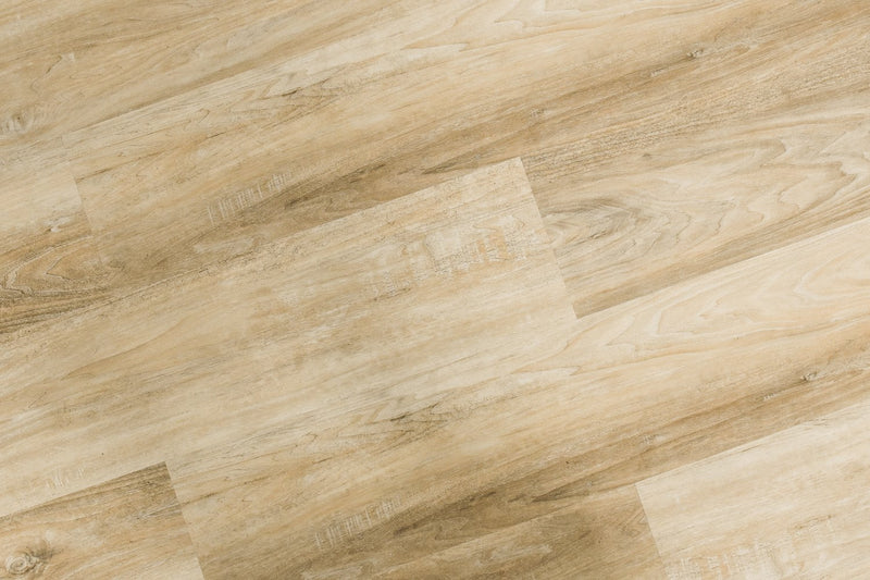 Seville SPC Embossed 9"x60" Vinyl Flooring 6mm - Mannered Gold