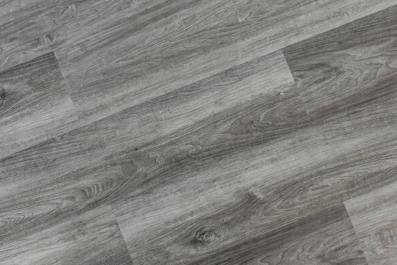 Seville SPC Embossed 9"x60" Vinyl Flooring 6mm - Midnight Gray