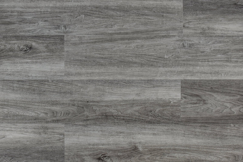 Seville SPC Embossed 9"x60" Vinyl Flooring 6mm - Midnight Gray