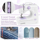 Sewing Machine for Beginners Mini Sewing Machine with 12 Built-in Stitches by LJGDeals