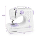 Sewing Machine for Beginners Mini Sewing Machine with 12 Built-in Stitches by LJGDeals