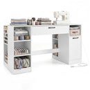 Sewing Table with Power Outlets and Storage Drawers by DirectDeals