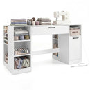 Sewing Table with Power Outlets and Storage Drawers by LJGDeals