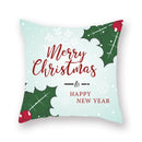 GobekUsa Christmas Santa Elk Pillowcase 45x45cm for Sofa Chair Decor