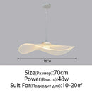 GobekUsa Lotus Leaf Hat Chandelier: Modern Fashion for Living Room & Bedroom