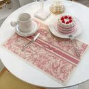 GobekUsa Cotton Linen Place Mat Set - Tableware Cushion for Kitchen Dining