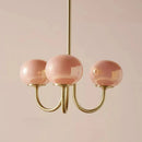GobekUsa Cream Pink Bedroom Pendant Light for Cozy Living Spaces