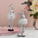 GobekUsa Ballet Girl Resin Figurine - Nordic Luxury Desktop Decoration and Birthday Gift