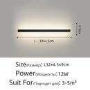 GobekUsa Acrylic LED Wall Lamps with Hooks for Bedroom Shelves & Background Wall Decor