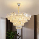 GobekUsa Light Crystal Chandelier: European Style for Living, Dining & Study Rooms