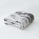 GobekUsa Fuzzy Faux Fur Blanket - Cozy & Soft Reversible Throw for Sofa and Bed