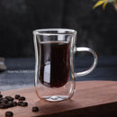 GobekUsa Double Glass Insulated Tea Cup Set - 80ml European Design