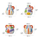 GobekUsa Cartoon Ceramic Vase Teapot Handmade Porcelain Flowerpot Decoration Accessories