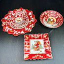 GobekUsa Christmas Dinnerware Set: Plates, Tray, Mugs, Bowls, and Dishes