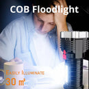 GobekUsa LED Flashlight: High-light with 4 Lamp Beads, COB Floodlight, USB Rechargeable Outdoor Torch