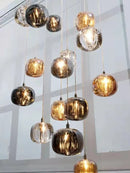 GobekUsa Crystal LED Ceiling Chandelier for Living Room, Bedroom, Dining, and Kitchen