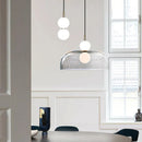 GobekUsa Glass Ball Pendant Light: Modern Decor for Duplex Stairwells, Living Room, Bedroom