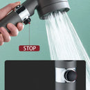 GobekUsa High Pressure Portable Massage Shower Head - One-Key Stop Water