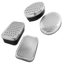 GobekUsa Double-Sided Cheese Grater & Shredder with Container Lid - Stainless Steel Kitchen Tool