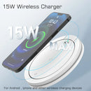 GobekUsa LED Night Light with 15W Wireless Charger - Bedroom Decor Nightlight & Eye Protection