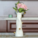 GobekUsa Geometric Sphere Vase: Unique Porcelain Flower Arrangement Home Decor