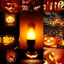 GobekUsa LED Flame Light Bulb 4 Modes Party Flame Effect Light for KTV Festival Garden Decor