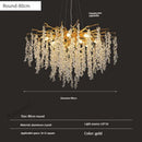 GobekUsa Gold Crystal Grapes Chandelier for Dining Living Room Bedroom