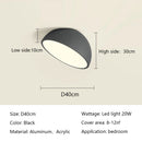 GobekUsa LED Semicircular Ceiling Light for Bedroom, Aisle, Balcony - Modern & Creative Lighting Fixtures